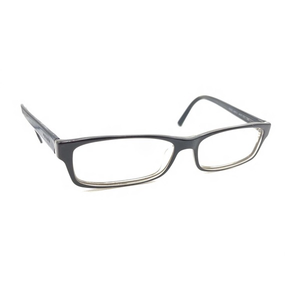 Prada VPR 07E 6AW-1O1 Black Gray Eyeglasses Frames 54-14 140 Italy Designer - Picture 1 of 12
